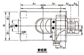 JHF型脉动反吹扁袋除尘器图纸