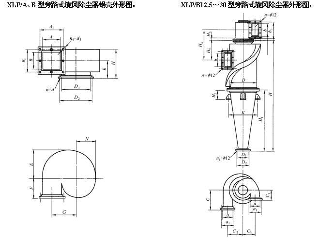 XLP/A型旋风除尘器