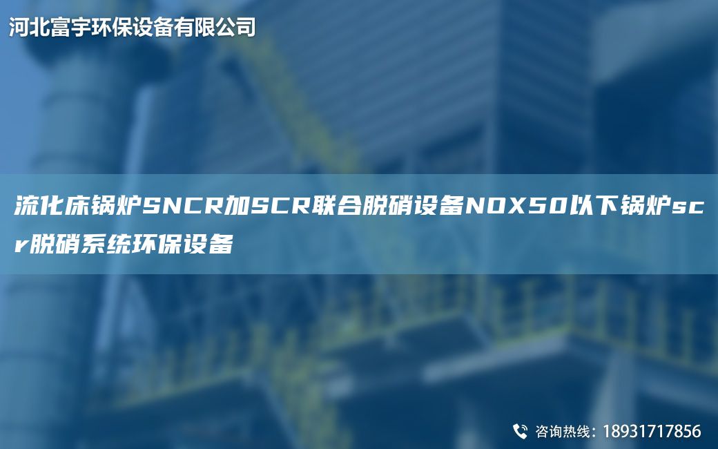 流化床锅炉SNCR加SCR联合脱硝设备NOX50以下锅炉scr脱硝系统环保设备