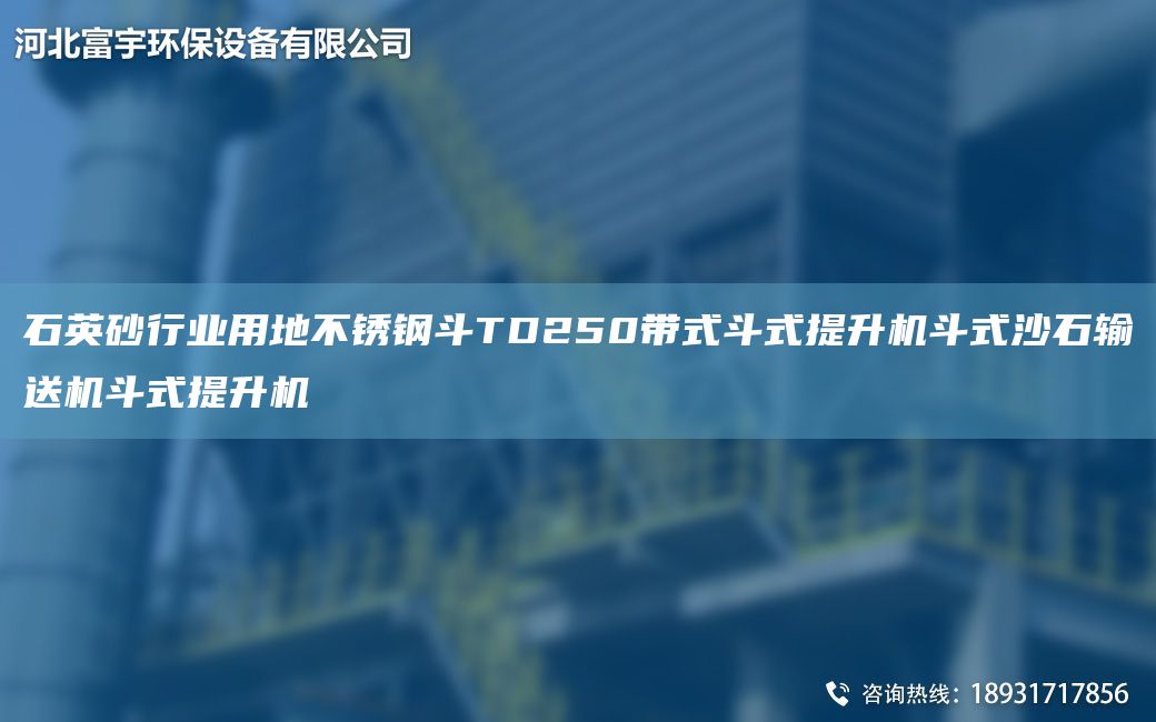 石英砂行业用地不锈钢斗TD250带式斗式提升机斗式沙石输送机斗式提升机