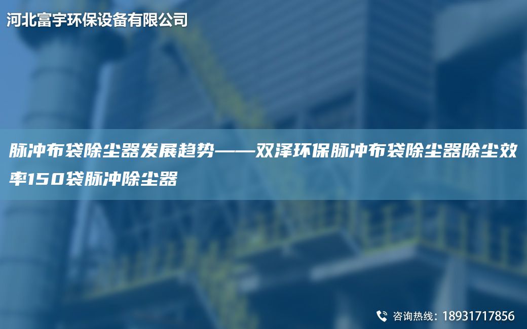 脉冲布袋除尘器发展趋势——双泽环保脉冲布袋除尘器除尘效率150袋脉冲除尘器