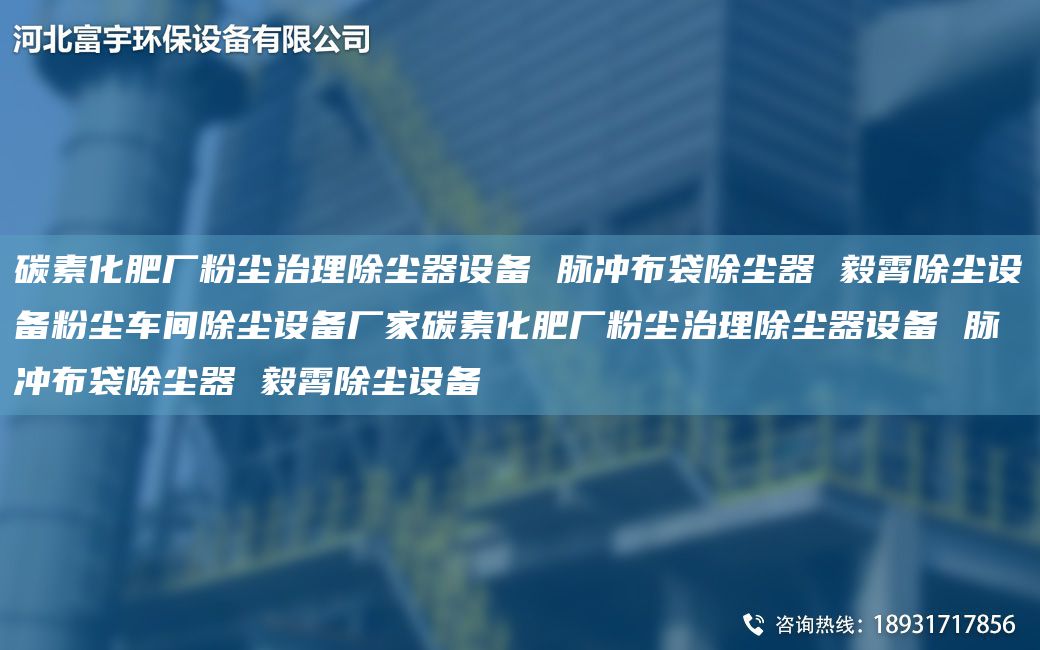 碳素化肥厂粉尘治理除尘器设备 脉冲布袋除尘器 毅霄除尘设备粉尘车间除尘设备厂家碳素化肥厂粉尘治理除尘器设备 脉冲布袋除尘器 毅霄除尘设备