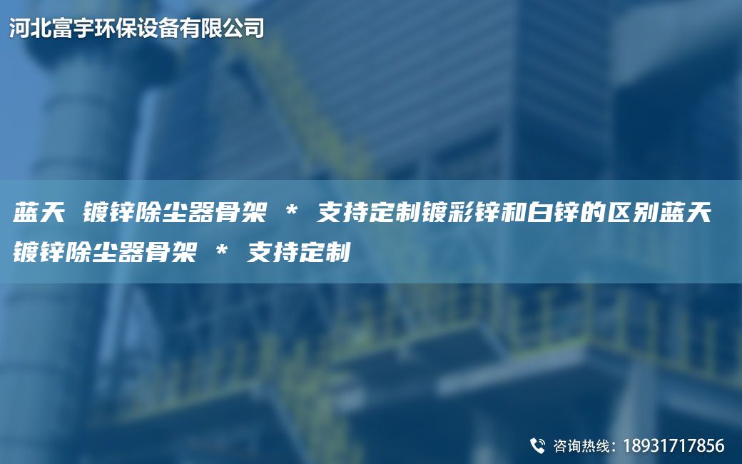 蓝天 镀锌除尘器骨架 * 支持定制镀彩锌和白锌的区别蓝天 镀锌除尘器骨架 * 支持定制