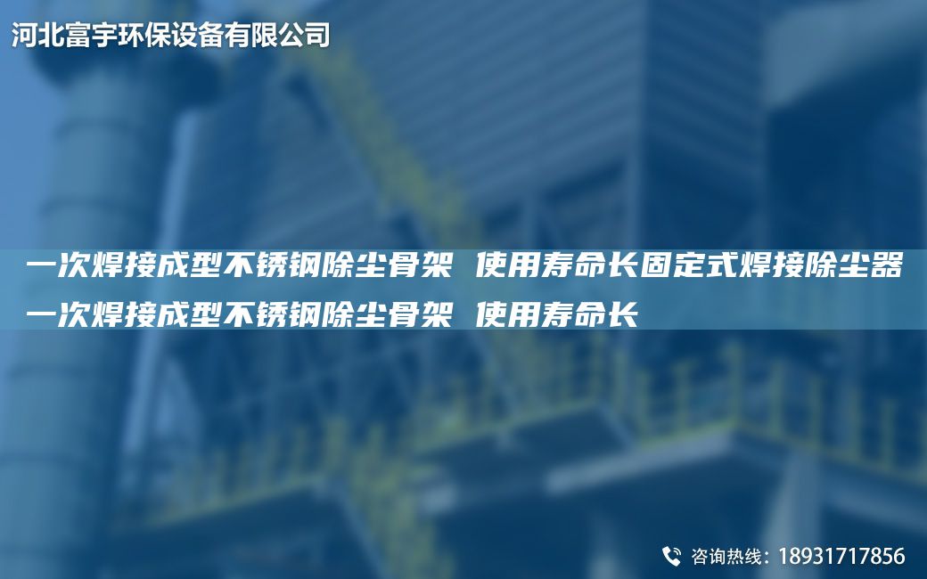 一次焊接成型不锈钢除尘骨架 使用寿命长固定式焊接除尘器一次焊接成型不锈钢除尘骨架 使用寿命长
