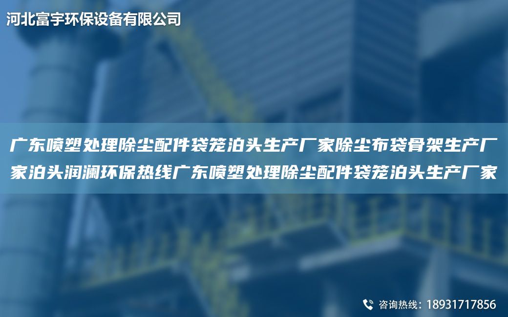 广东喷塑处理除尘配件袋笼泊头生产厂家除尘布袋骨架生产厂家泊头润澜环保热线广东喷塑处理除尘配件袋笼泊头生产厂家