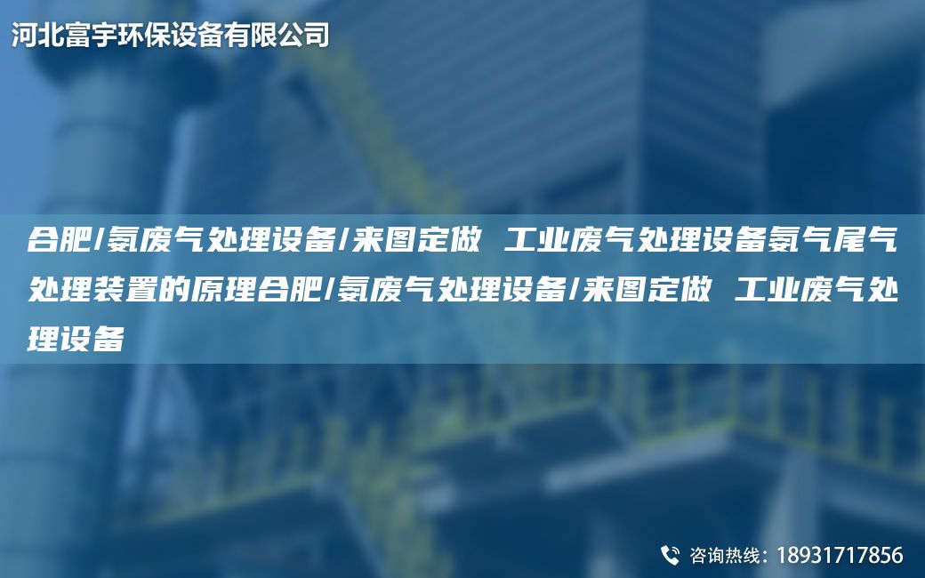 合肥/氨废气处理设备/来图定做 工业废气处理设备氨气尾气处理装置的原理合肥/氨废气处理设备/来图定做 工业废气处理设备