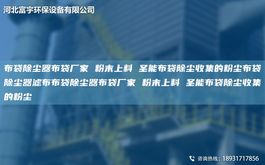 布袋除尘器布袋厂家 粉末上料 圣能布袋除尘收集的粉尘布袋除尘器滤布布袋除尘器布袋厂家 粉末上料 圣能布袋除尘收集的粉尘