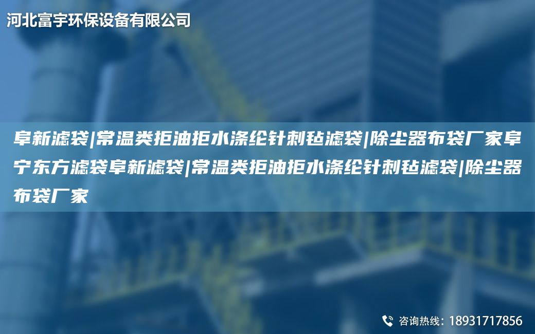 阜新滤袋|常温类拒油拒水涤纶针刺毡滤袋|除尘器布袋厂家阜宁东方滤袋阜新滤袋|常温类拒油拒水涤纶针刺毡滤袋|除尘器布袋厂家