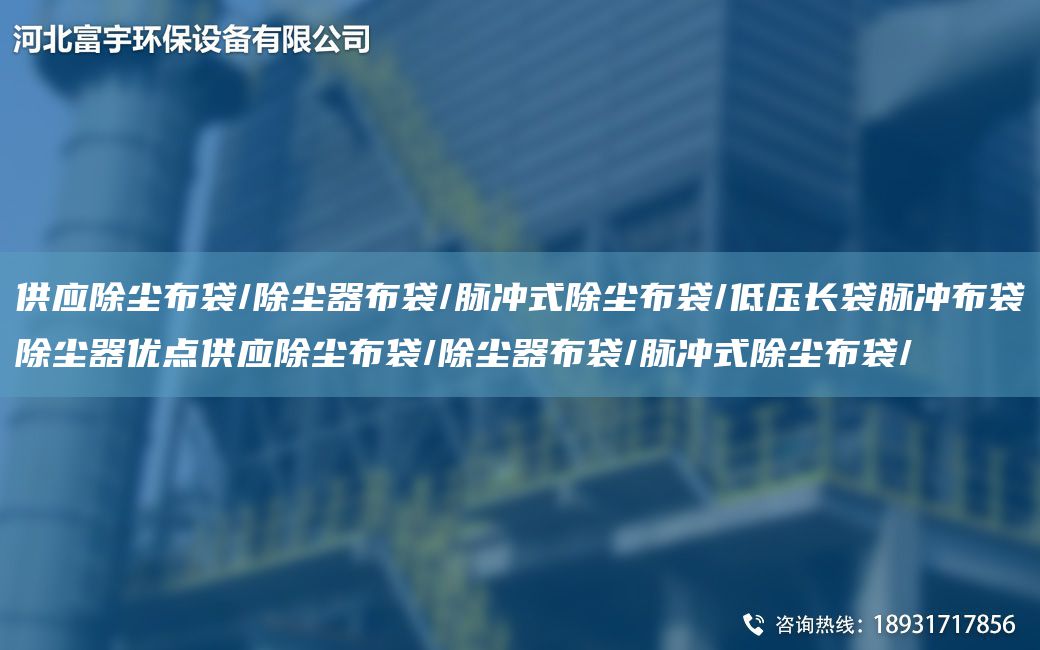 供应除尘布袋/除尘器布袋/脉冲式除尘布袋/低压长袋脉冲布袋除尘器优点供应除尘布袋/除尘器布袋/脉冲式除尘布袋/