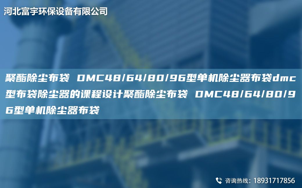 聚酯除尘布袋 DMC48/64/80/96型单机除尘器布袋dmc型布袋除尘器的课程设计聚酯除尘布袋 DMC48/64/80/96型单机除尘器布袋