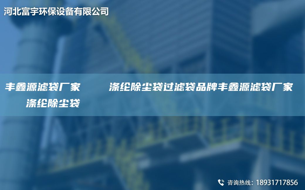 丰鑫源滤袋厂家    涤纶除尘袋过滤袋PP丰鑫源滤袋厂家    涤纶除尘袋