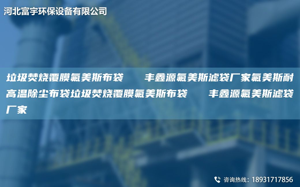 垃圾焚烧覆膜氟美斯布袋   丰鑫源氟美斯滤袋厂家氟美斯耐高温除尘布袋垃圾焚烧覆膜氟美斯布袋   丰鑫源氟美斯滤袋厂家
