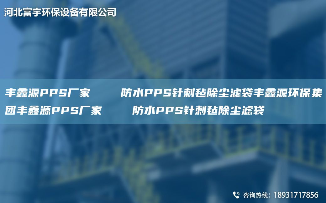丰鑫源PPS厂家    防水PPS针刺毡除尘滤袋丰鑫源环保集团丰鑫源PPS厂家    防水PPS针刺毡除尘滤袋