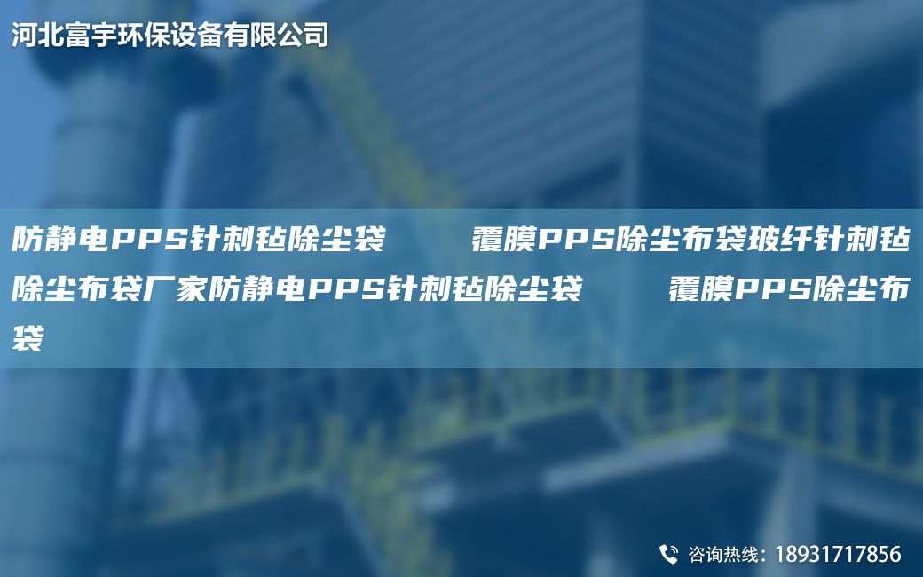 防静电PPS针刺毡除尘袋    覆膜PPS除尘布袋玻纤针刺毡除尘布袋厂家防静电PPS针刺毡除尘袋    覆膜PPS除尘布袋