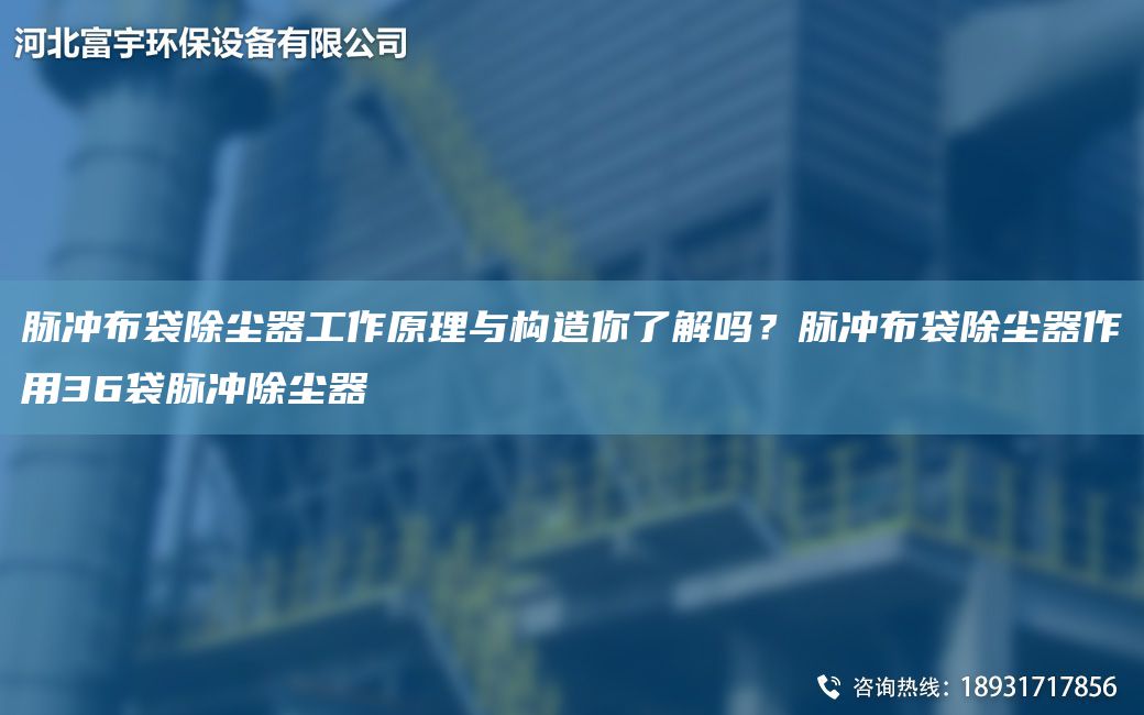 脉冲布袋除尘器工作原理与构造你了解吗？脉冲布袋除尘器作用36袋脉冲除尘器