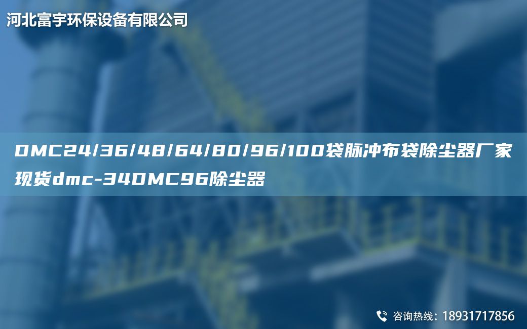 DMC24/36/48/64/80/96/100袋脉冲布袋除尘器厂家现货dmc-34DMC96除尘器