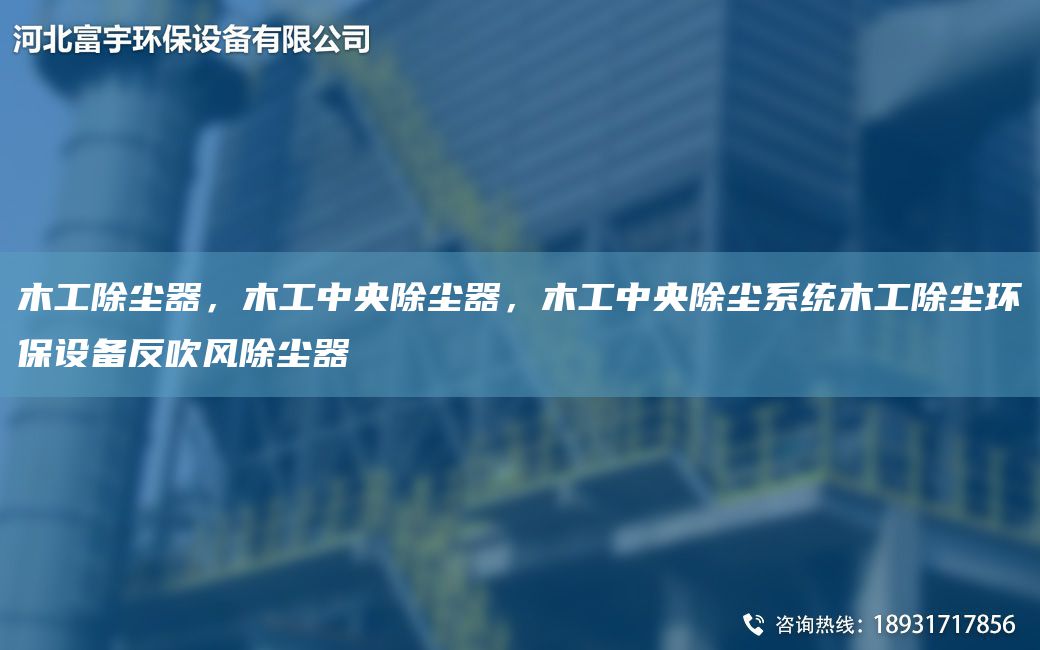 木工除尘器，木工中央除尘器，木工中央除尘系统木工除尘环保设备反吹风除尘器