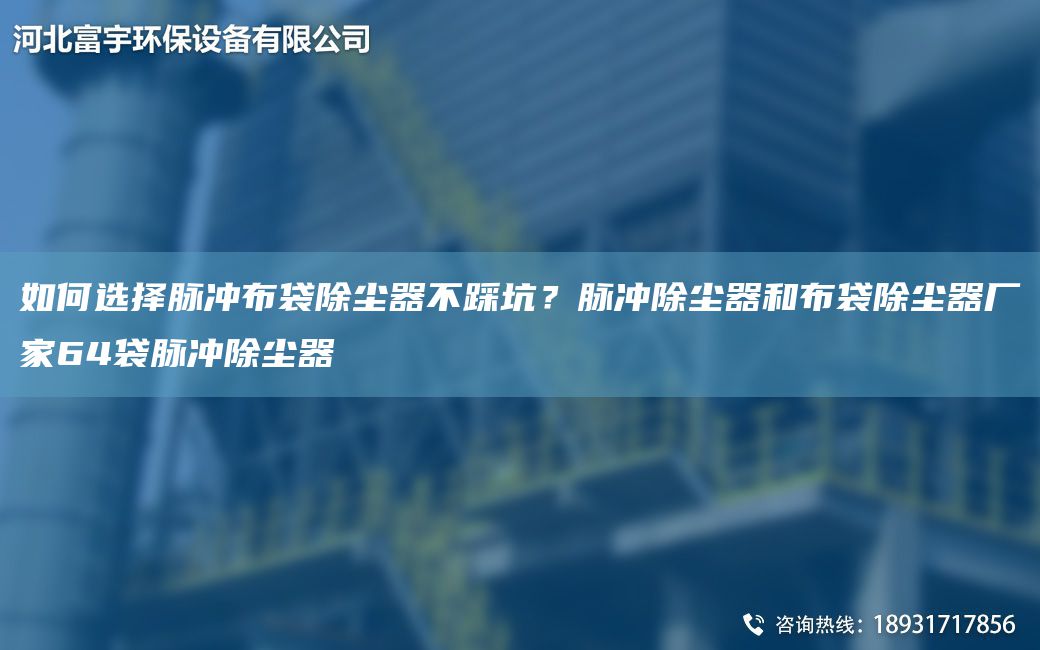 如何选择脉冲布袋除尘器不踩坑？脉冲除尘器和布袋除尘器厂家64袋脉冲除尘器