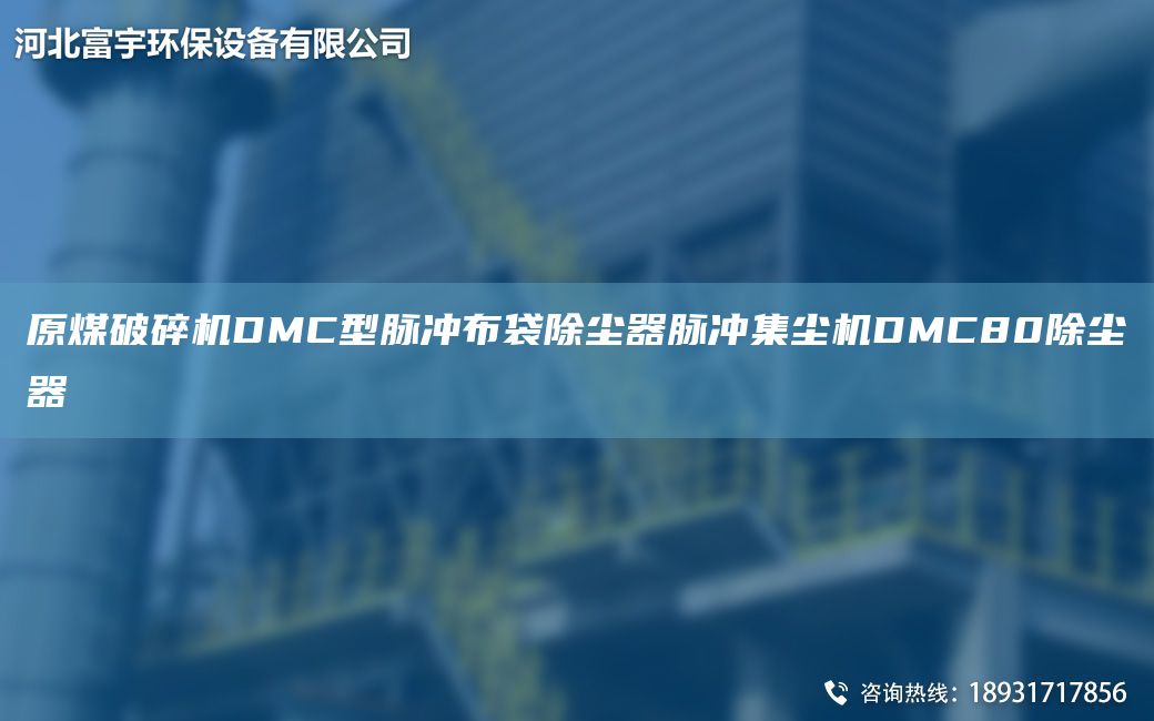 原煤破碎机DMC型脉冲布袋除尘器脉冲集尘机DMC80除尘器