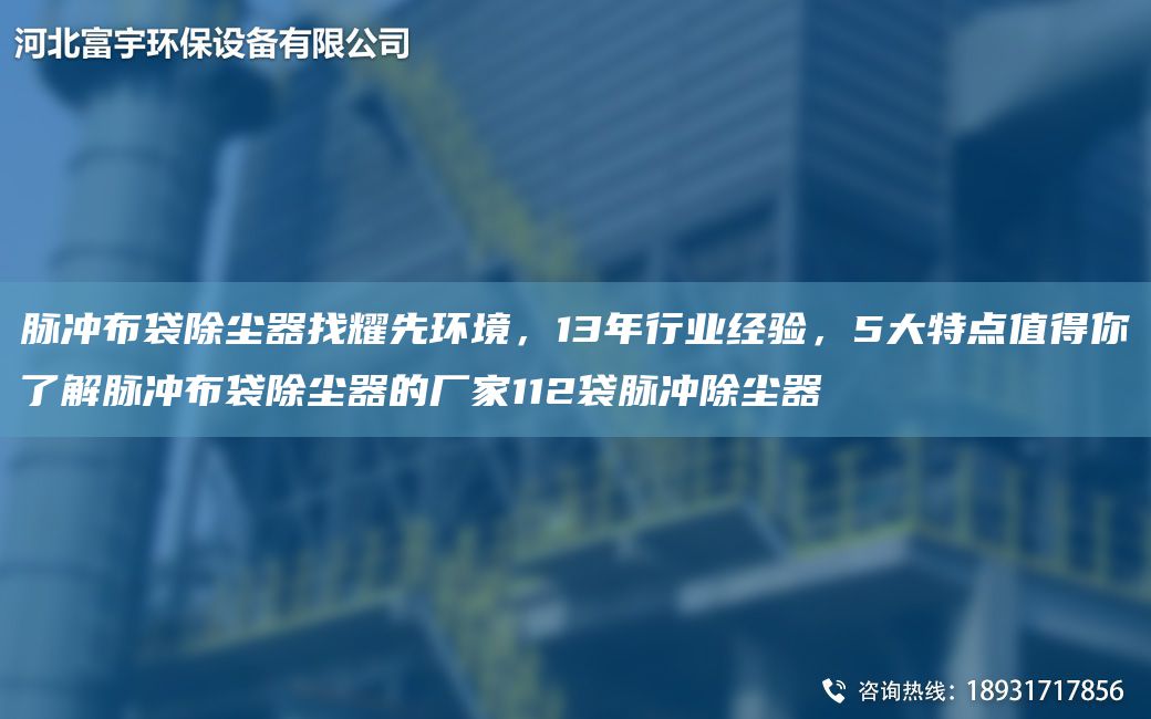 脉冲布袋除尘器找耀先环境，13NA行业经验，5大特点值得你了解脉冲布袋除尘器的厂家112袋脉冲除尘器