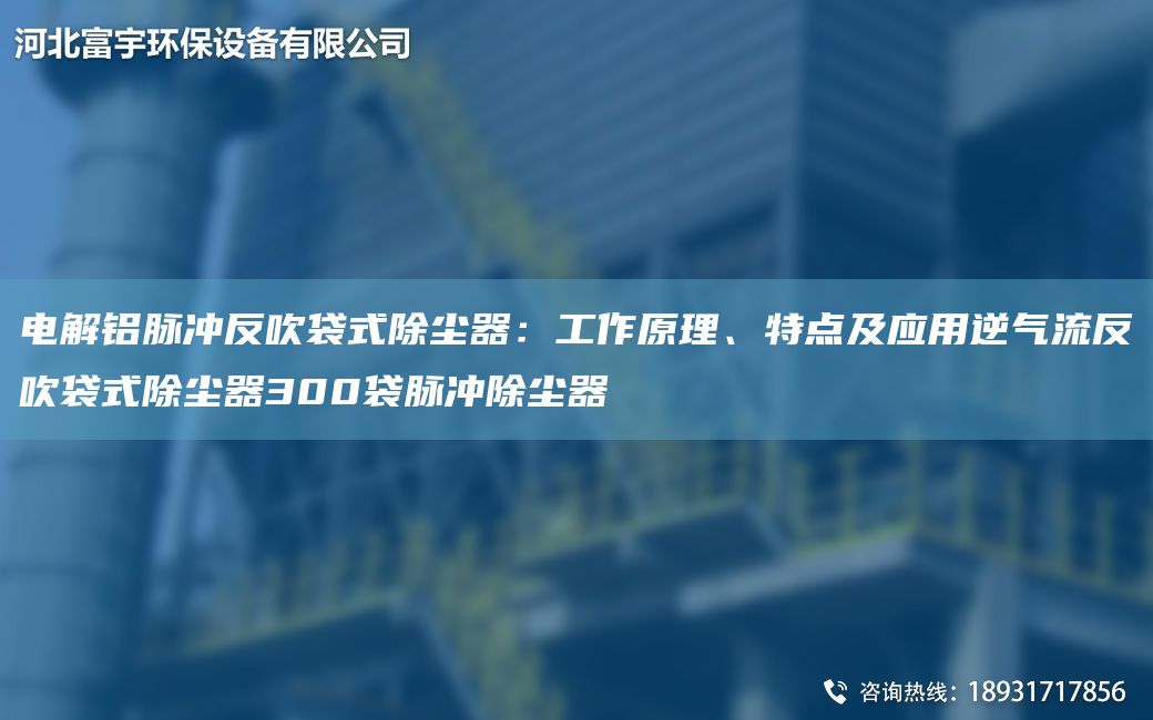 电解铝脉冲反吹袋式除尘器：工作原理、特点及应用逆气流反吹袋式除尘器300袋脉冲除尘器