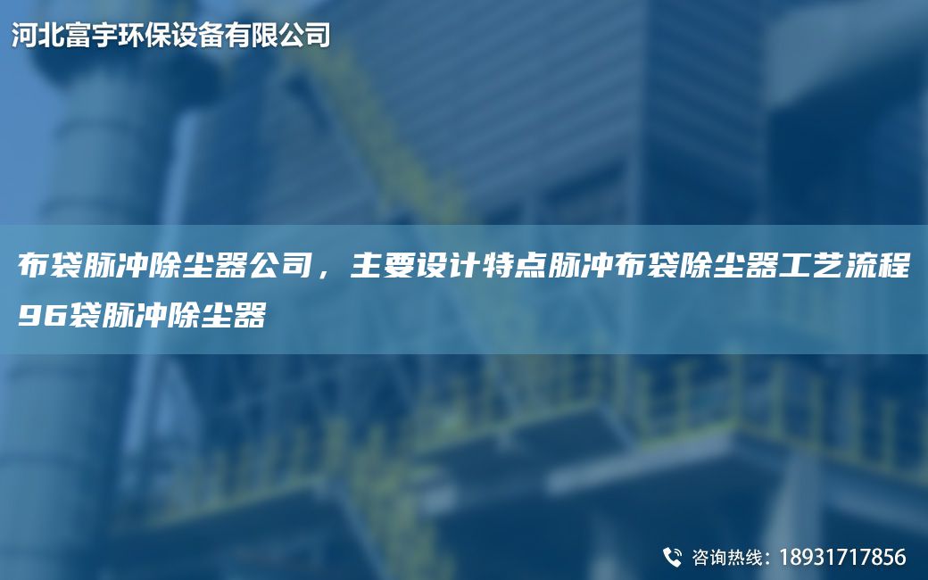 布袋脉冲除尘器公司，主要设计特点脉冲布袋除尘器工艺流程96袋脉冲除尘器