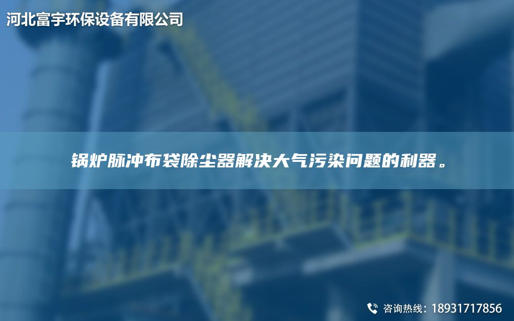 锅炉脉冲布袋除尘器解决大气污染问题的利器。