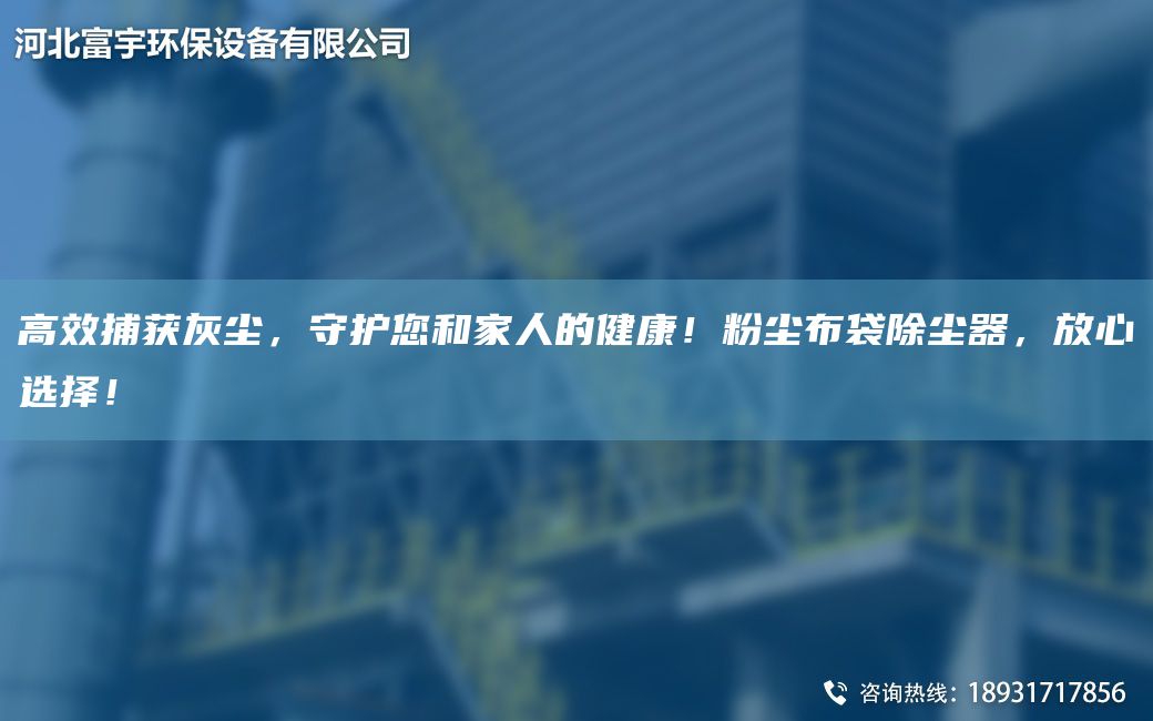 高效捕获灰尘，守护您和家人的健康！粉尘布袋除尘器，放心选择！