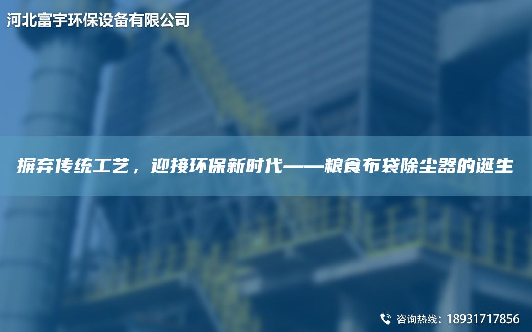 摒弃传统工艺，迎接环保新时代——粮食布袋除尘器的诞生