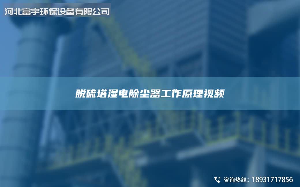 脱硫塔湿电除尘器工作原理视频