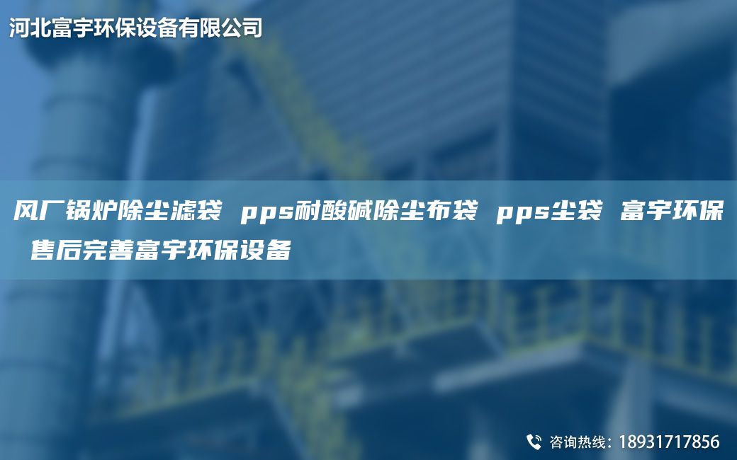 风厂锅炉除尘滤袋 pps耐酸碱除尘布袋 pps尘袋 富宇环保 售后完善富宇环保设备