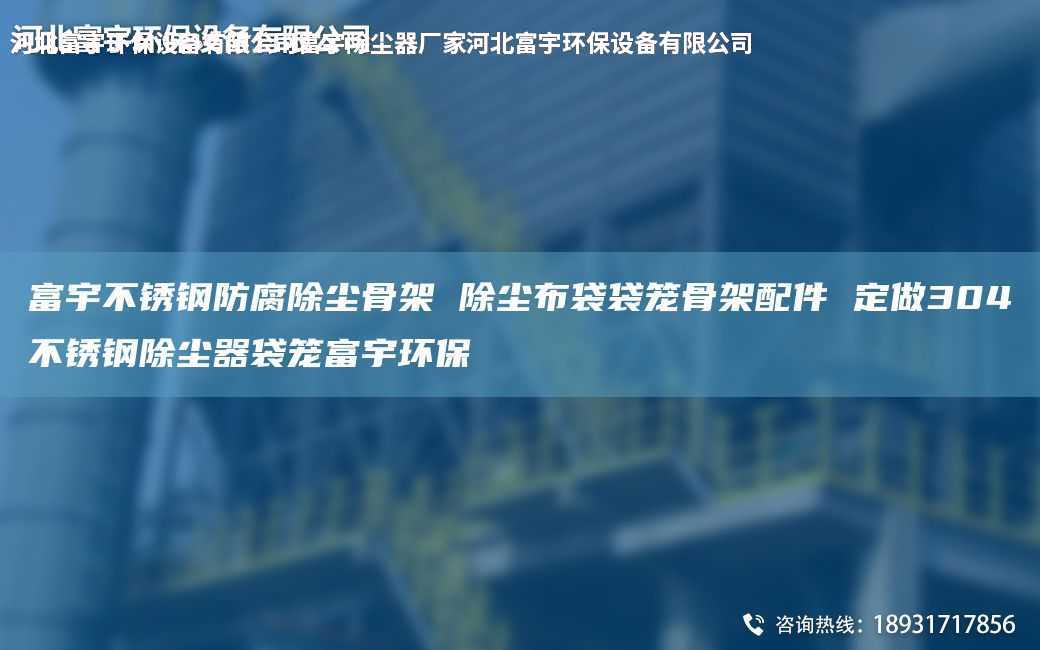 富宇不锈钢防腐除尘骨架 除尘布袋袋笼骨架配件 定做304不锈钢除尘器袋笼富宇环保