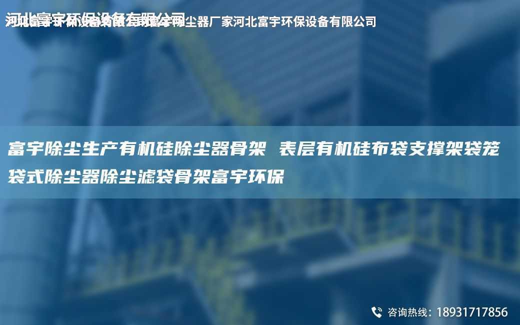 富宇除尘生产有机硅除尘器骨架 表层有机硅布袋支撑架袋笼 袋式除尘器除尘滤袋骨架富宇环保