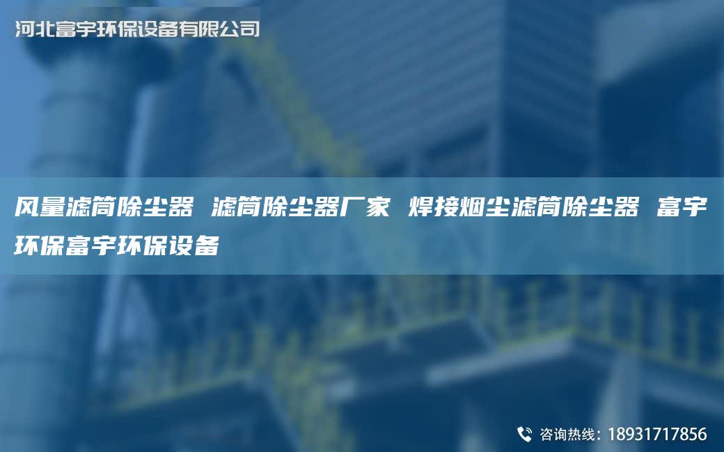 风量滤筒除尘器 滤筒除尘器厂家 焊接烟尘滤筒除尘器 富宇环保富宇环保设备