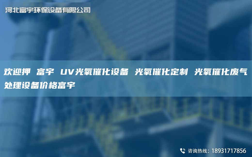 欢迎押 富宇 UV光氧催化设备 光氧催化定制 光氧催化废气处理设备价格富宇
