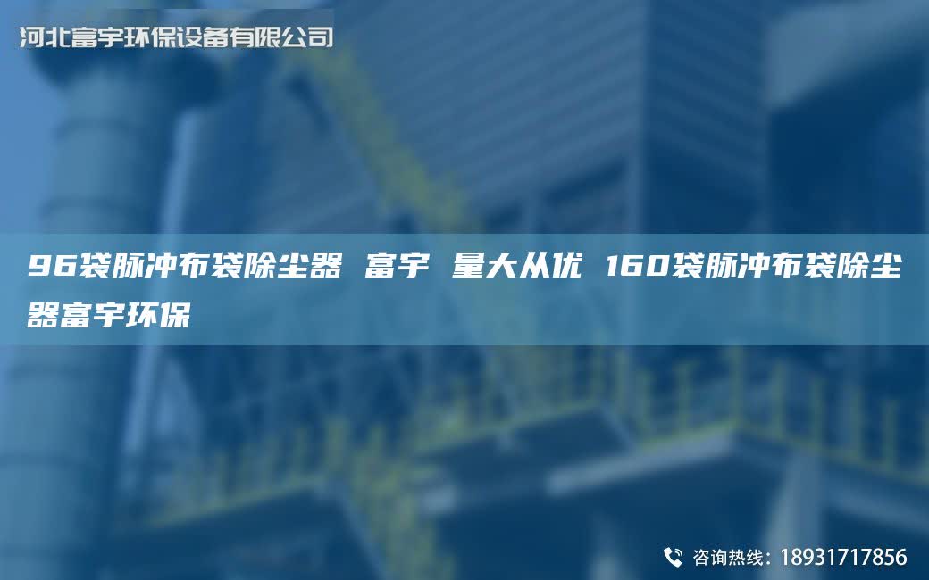 96袋脉冲布袋除尘器 富宇 量大从优 160袋脉冲布袋除尘器富宇环保