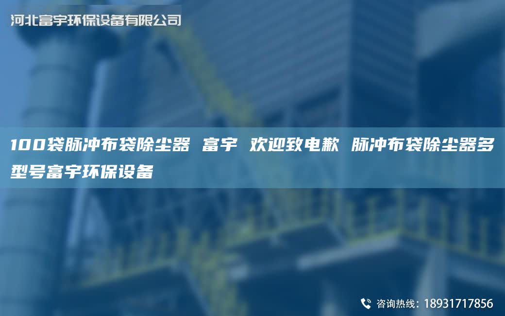 100袋脉冲布袋除尘器 富宇 欢迎致电歉 脉冲布袋除尘器多型号富宇环保设备