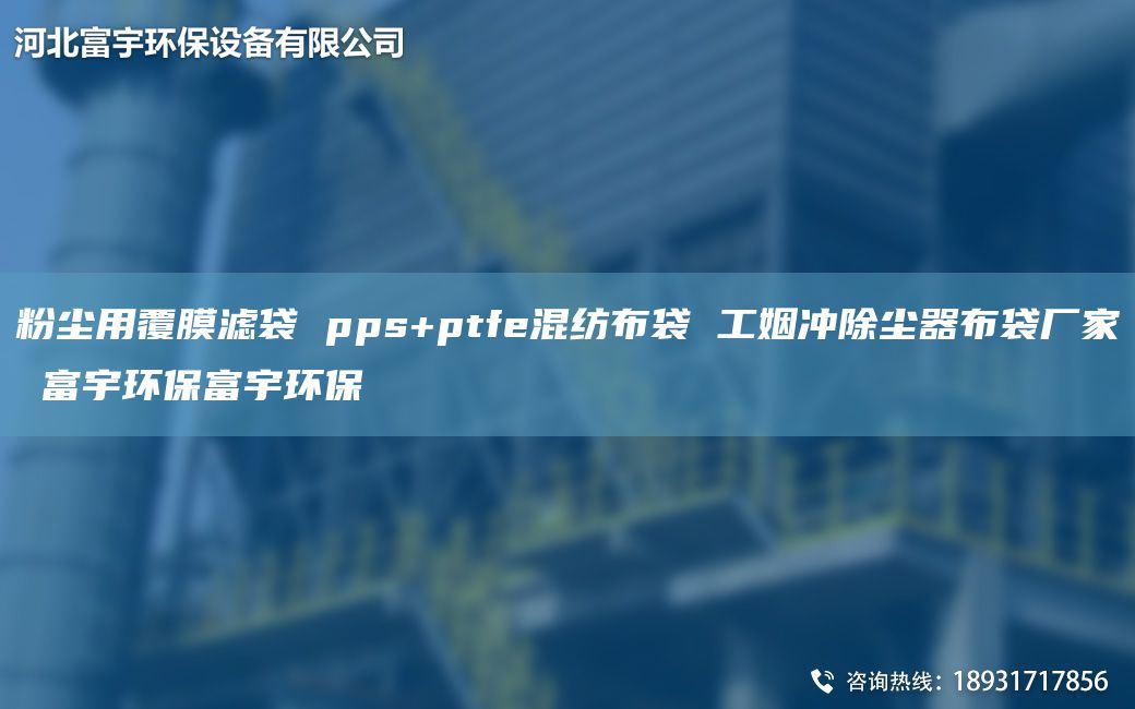 粉尘用覆膜滤袋 pps+ptfe混纺布袋 工姻冲除尘器布袋厂家 富宇环保富宇环保