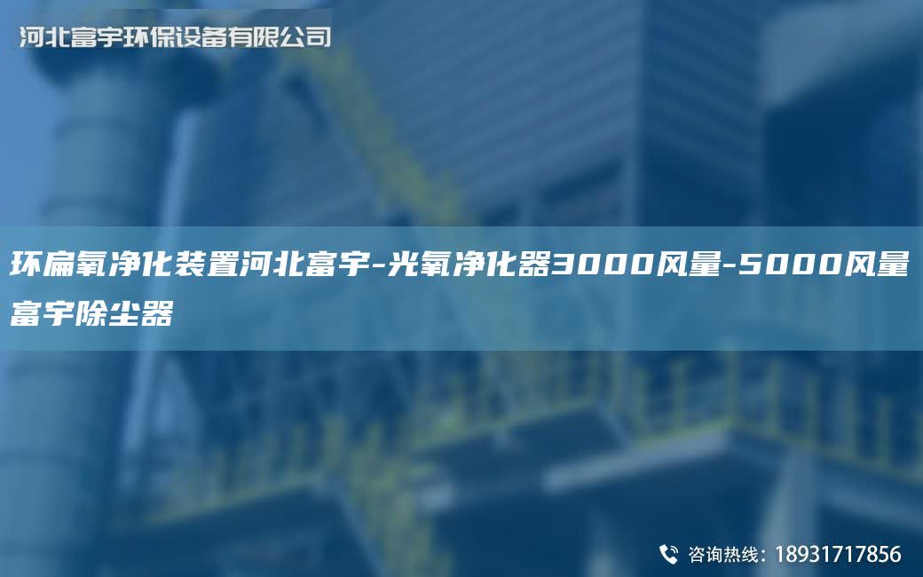 环扁氧净化装置河北富宇-光氧净化器3000风量-5000风量富宇除尘器