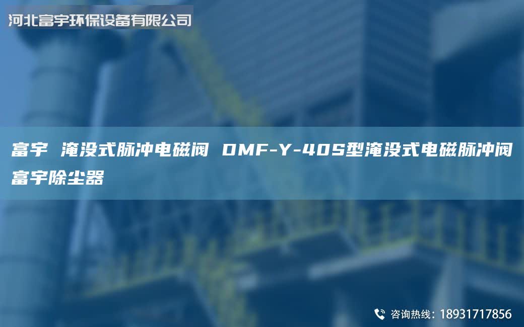 富宇 淹没式脉冲电磁阀 DMF-Y-40S型淹没式电磁脉冲阀富宇除尘器