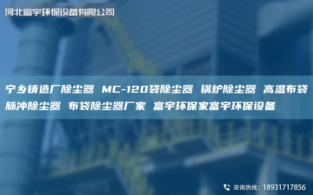 宁乡铸造厂除尘器 MC-120袋除尘器 锅炉除尘器 高温布袋脉冲除尘器 布袋除尘器厂家 富宇环保家富宇环保设备