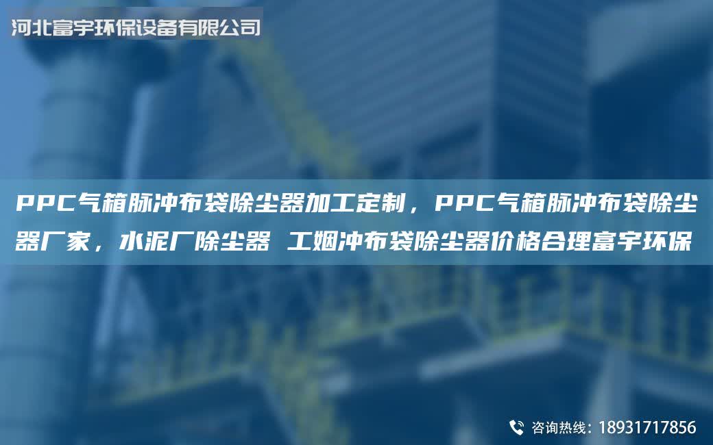 PPC气箱脉冲布袋除尘器加工定制，PPC气箱脉冲布袋除尘器厂家，水泥厂除尘器 工姻冲布袋除尘器价格合理富宇环保