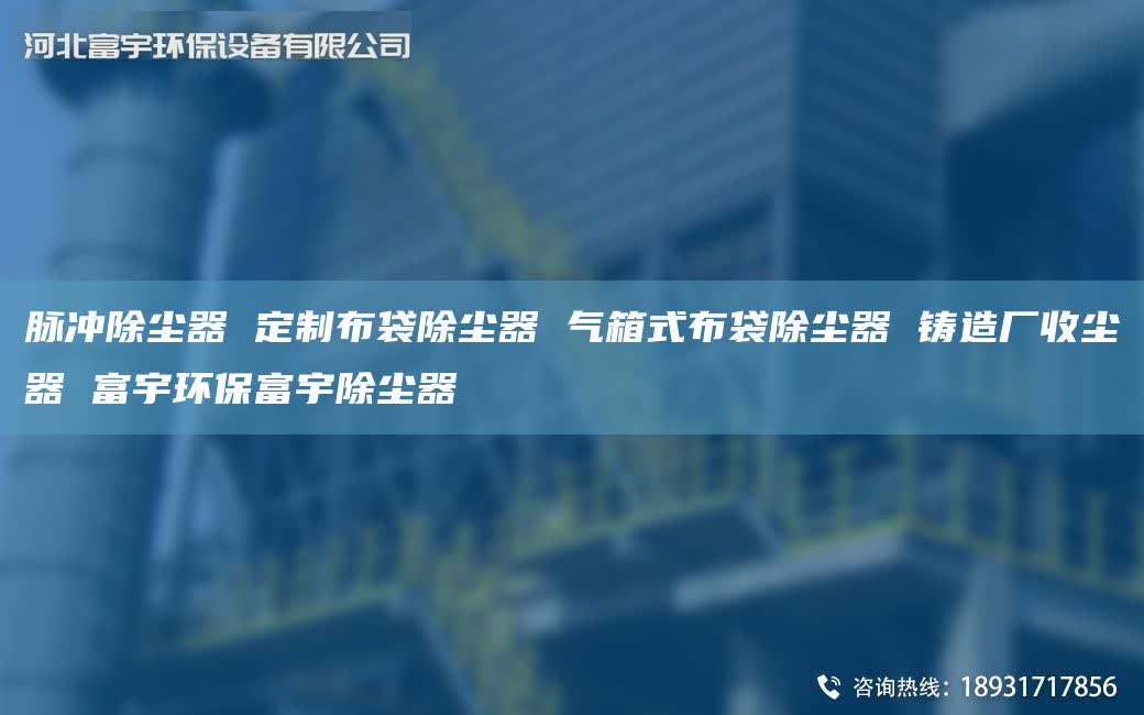 脉冲除尘器 定制布袋除尘器 气箱式布袋除尘器 铸造厂收尘器 富宇环保富宇除尘器