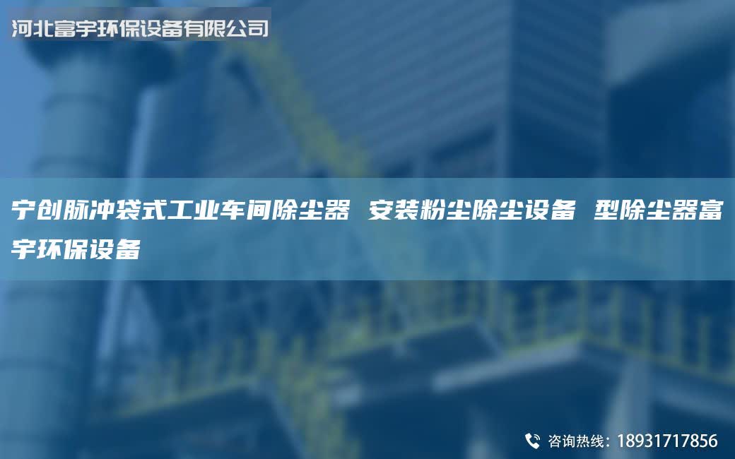 宁创脉冲袋式工业车间除尘器 安装粉尘除尘设备 型除尘器富宇环保设备