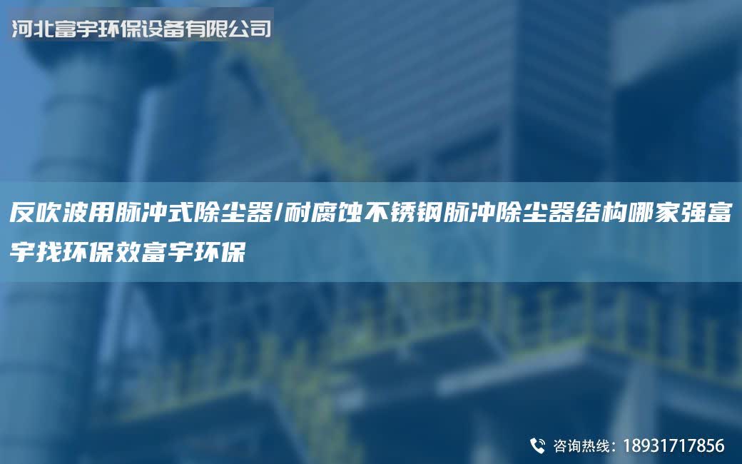 反吹波用脉冲式除尘器/耐腐蚀不锈钢脉冲除尘器结构哪家强富宇找环保效富宇环保