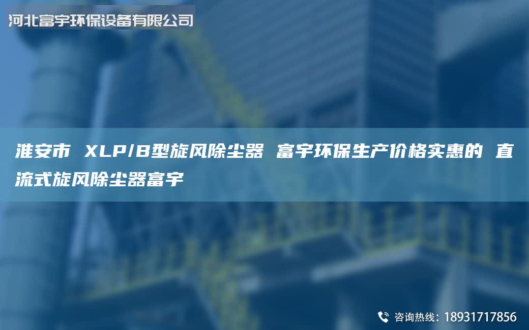 淮安市 XLP/B型旋风除尘器 富宇环保生产价格实惠的 直流式旋风除尘器富宇