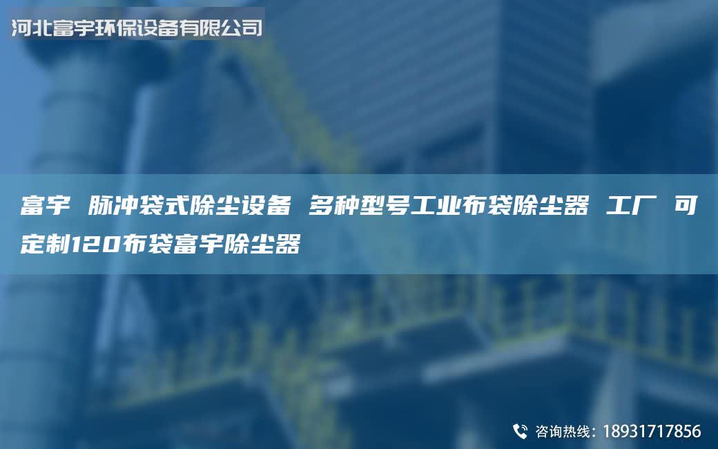 富宇 脉冲袋式除尘设备 多种型号工业布袋除尘器 工厂 可定制120布袋富宇除尘器