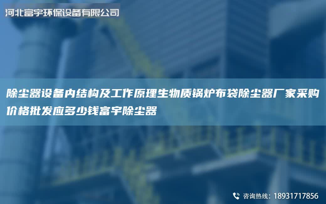 除尘器设备内结构及工作原理生物质锅炉布袋除尘器厂家采购价格批发应多少钱富宇除尘器