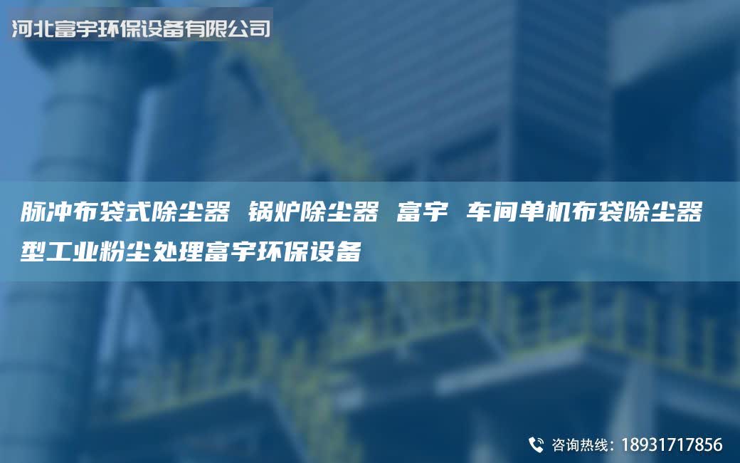 脉冲布袋式除尘器 锅炉除尘器 富宇 车间单机布袋除尘器 型工业粉尘处理富宇环保设备