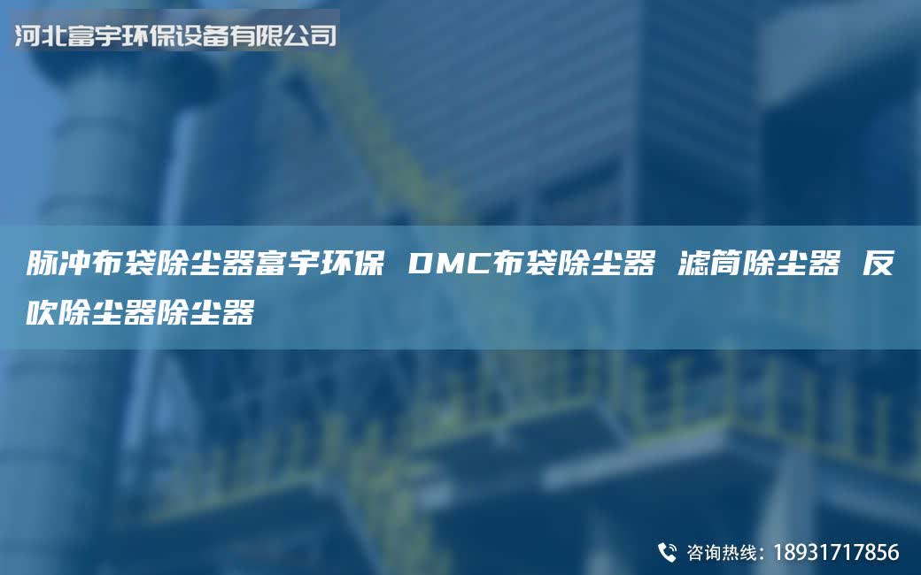 脉冲布袋除尘器富宇环保 DMC布袋除尘器 滤筒除尘器 反吹除尘器除尘器
